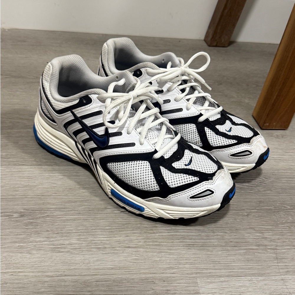 Nike Blue and White Sneakers